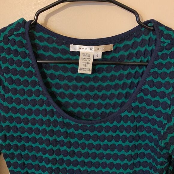 Max studio polka dot peplum dress - Picture 4 of 7